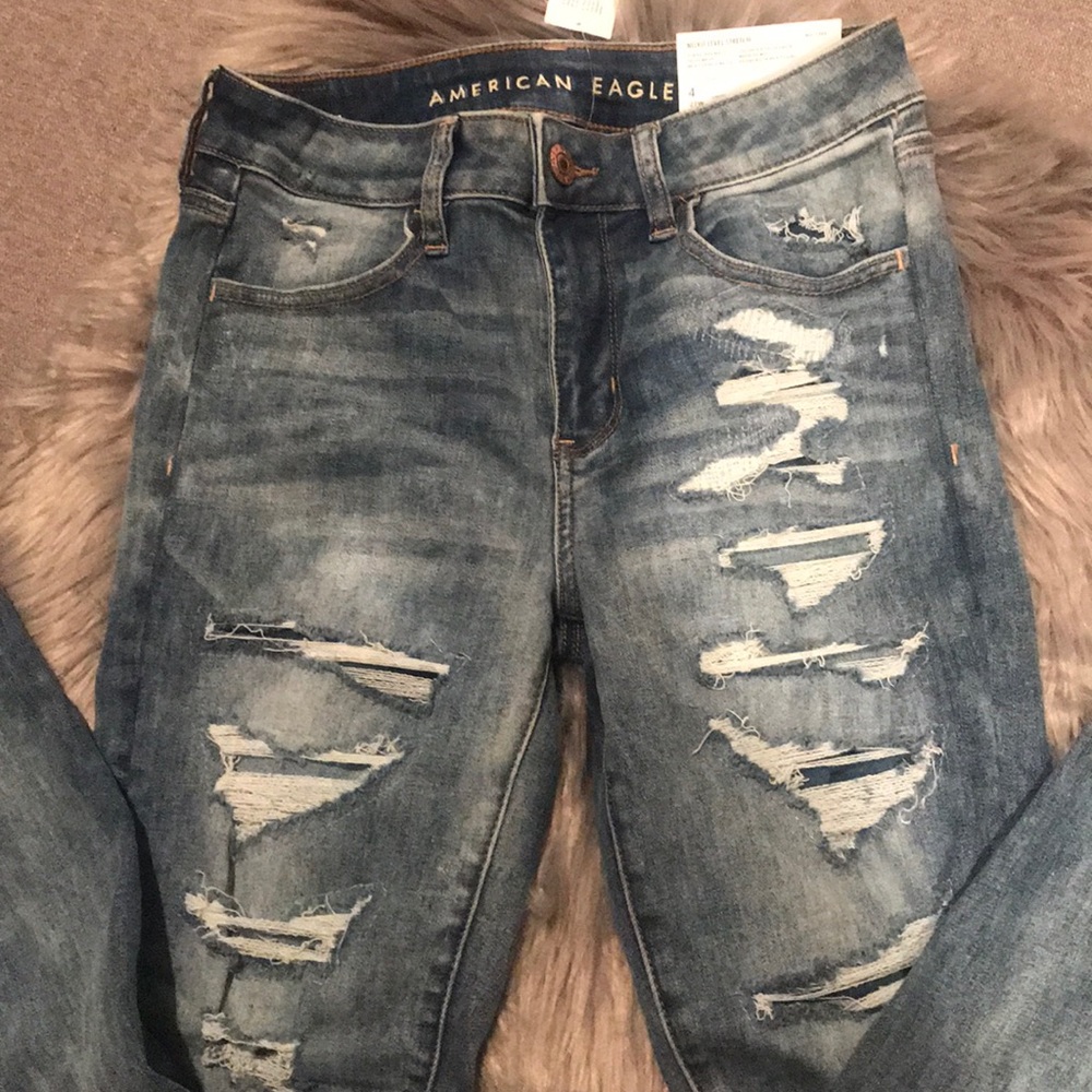 American Eagle High Rise Jeggings Size 4